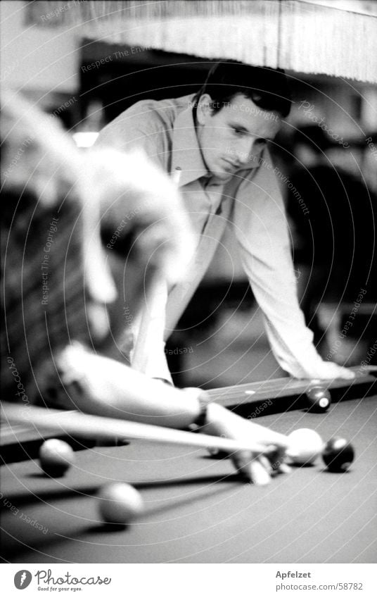 Billard Mann Spielen