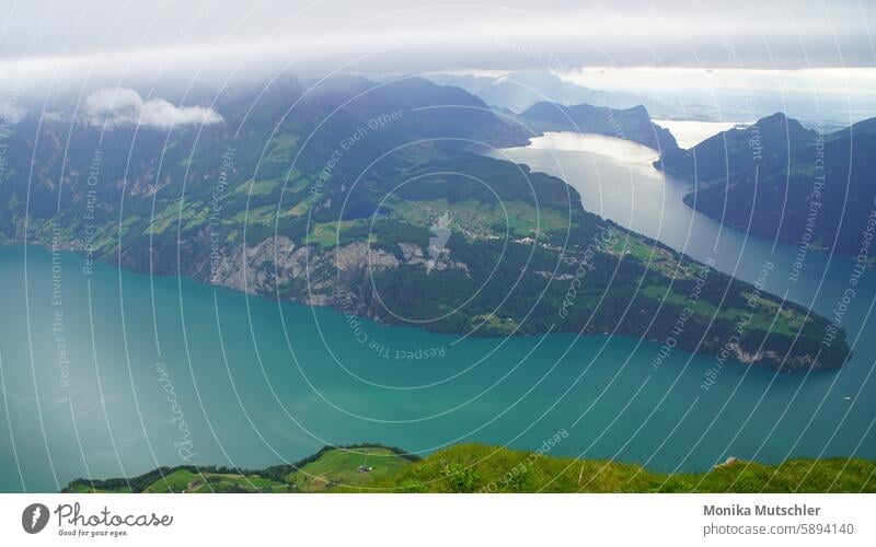 Bergsee Atmosphäre atmen Freiheit träumen traumhaft Berge berglandschaft Berglandschaften Bergluft schön Nebel idyllisch Märchenhaft Berge u. Gebirge unheimlich