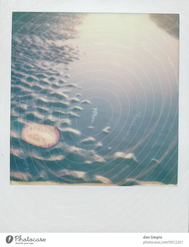 Ebbe Gezeiten Küste Sand Wasser ebbe und flut Meer Strand Natur pölaroid Polaroid Textfreiraum unten Außenaufnahme Farbfoto Umwelt Menschenleer Ostsee Nordsee