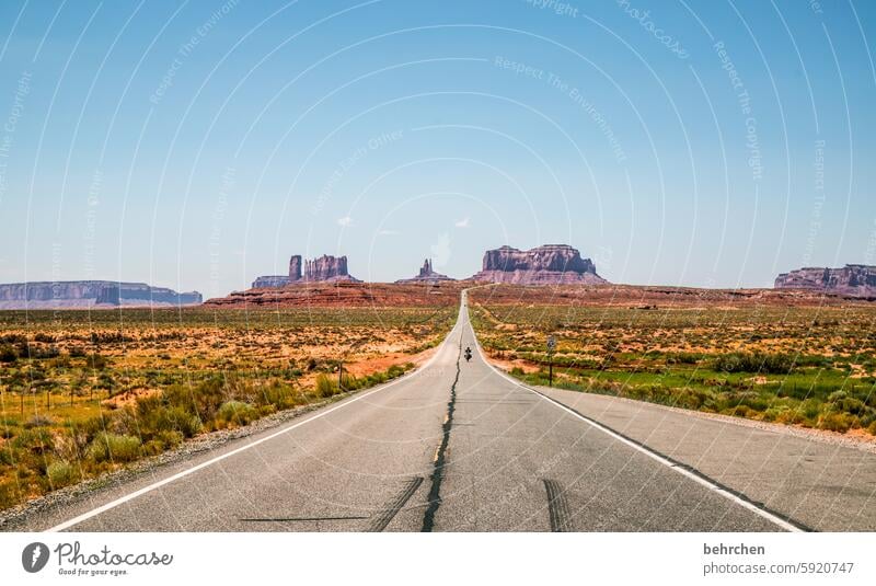 roadtrip Ferien & Urlaub & Reisen Ferne Himmel Freiheit Amerika USA fantastisch außergewöhnlich träumen Sehnsucht Fernweh Arizona Monument Valley Straße