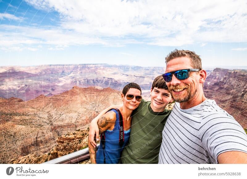 lieblingsmenschen Sohn Junge gemeinsam Zusammensein Familie & Verwandtschaft Kindheit Amerika USA Natur Landschaft Ferien & Urlaub & Reisen besonders Fernweh