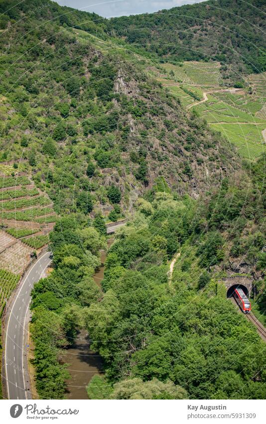 Ahrtal Altenahr Natur Berge Berge u. Gebirge Landschaft Außenaufnahme Farbfoto Ferien & Urlaub & Reisen Gipfel Umwelt Tourismus Rotweinwanderweg Ahrbahn