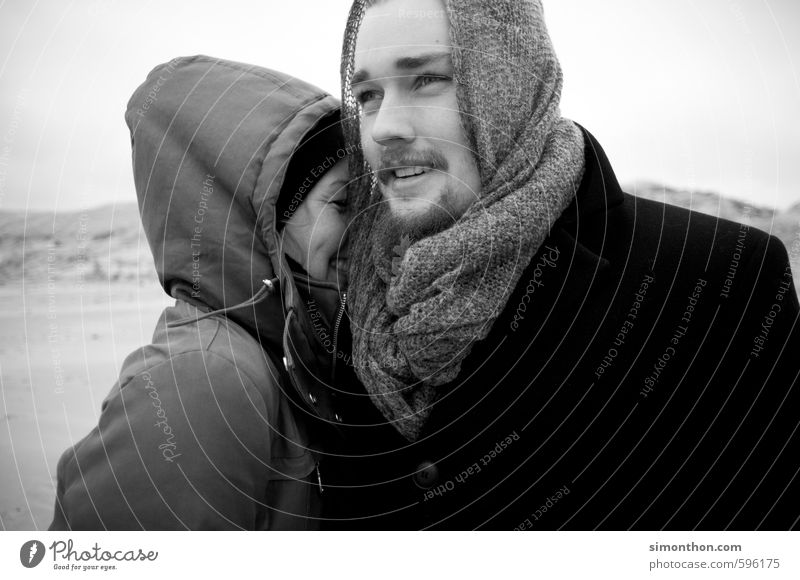 Glück Geschwister Familie & Verwandtschaft Freundschaft Paar Partner Jugendliche Leben 2 Mensch Strand Nordsee Ostsee Meer Insel Zufriedenheit Lebensfreude