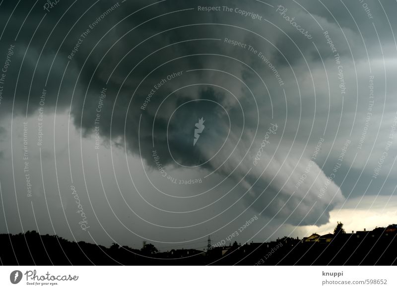 Apokalypse Umwelt Natur Landschaft Urelemente Luft Wasser Wassertropfen Himmel Wolken Gewitterwolken Horizont Sonnenaufgang Sonnenuntergang Sommer Herbst Wetter