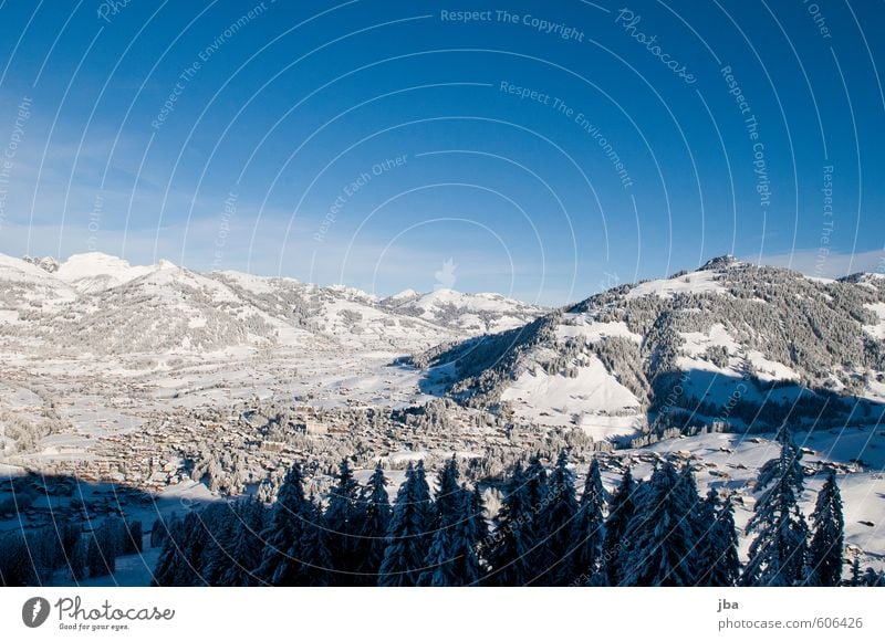 Gstaad Leben Erholung Winter Schnee Winterurlaub Berge u. Gebirge Skigebiet Natur Landschaft Luft Himmel Schönes Wetter Wald Alpen Gipfel Schweiz Dorf