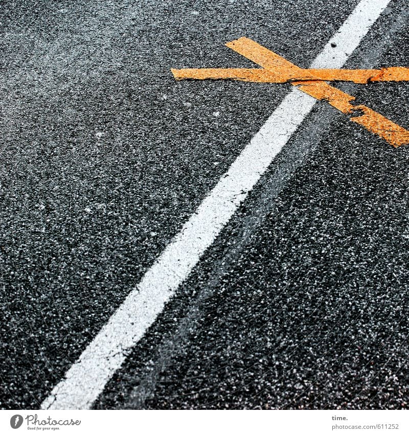 teXtur Baustelle Straßenbau Verkehr Verkehrswege Wege & Pfade Verkehrszeichen Verkehrsschild Asphalt Teer Farbstoff Zeichen Schilder & Markierungen