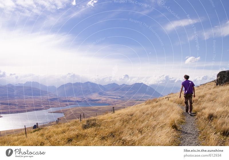 als columbus neuseeland entdeckte Sinnesorgane Ferien & Urlaub & Reisen Ausflug Abenteuer Ferne Freiheit Sommer Sommerurlaub Berge u. Gebirge wandern maskulin