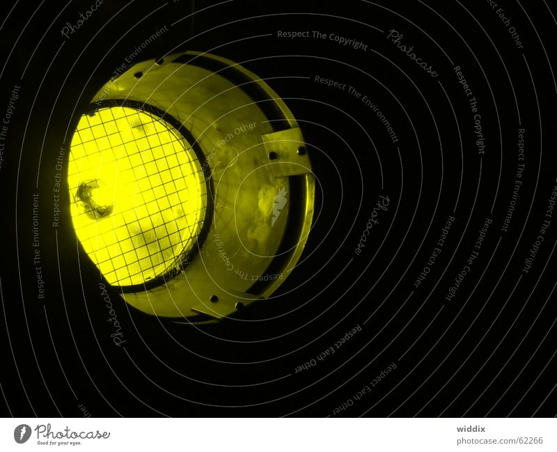 spotlight Licht gelb Scheinwerfer Schatten
