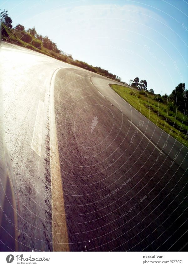 road to no where Asphalt sun car agricultural desert soil movement reflection