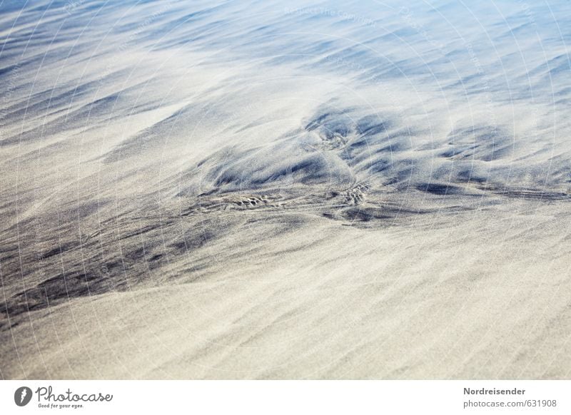 Fluid Leben harmonisch Sinnesorgane ruhig Meditation Meer Sand Wasser Flüssigkeit frisch blau gelb Gelassenheit Fernweh Zeit fließen fluid Hintergrundbild