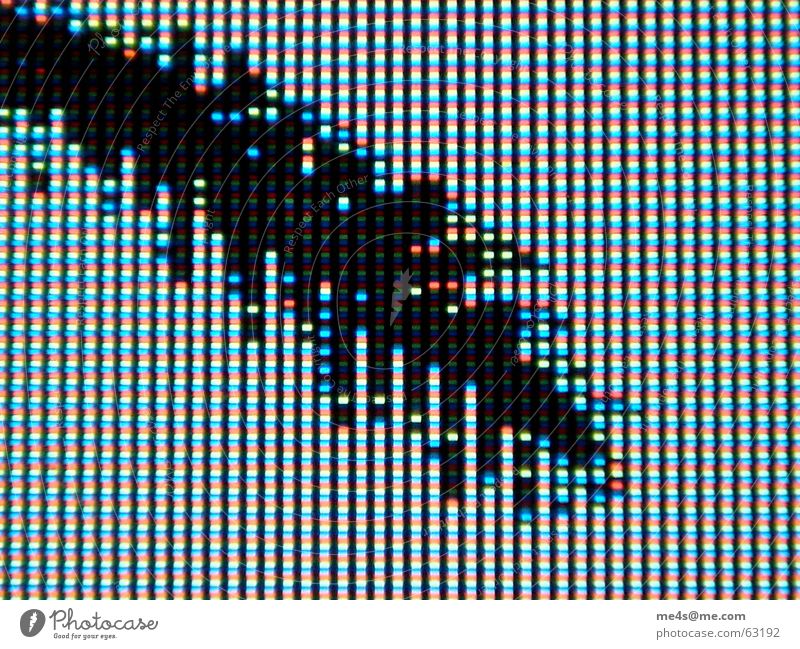 Bildschirm vs. Stuhlbein TFT-Bildschirm Dünnschichttransistor Transistor Kristallstrukturen Halbleiter organisch PDA Assistent tragbar handlich Computer