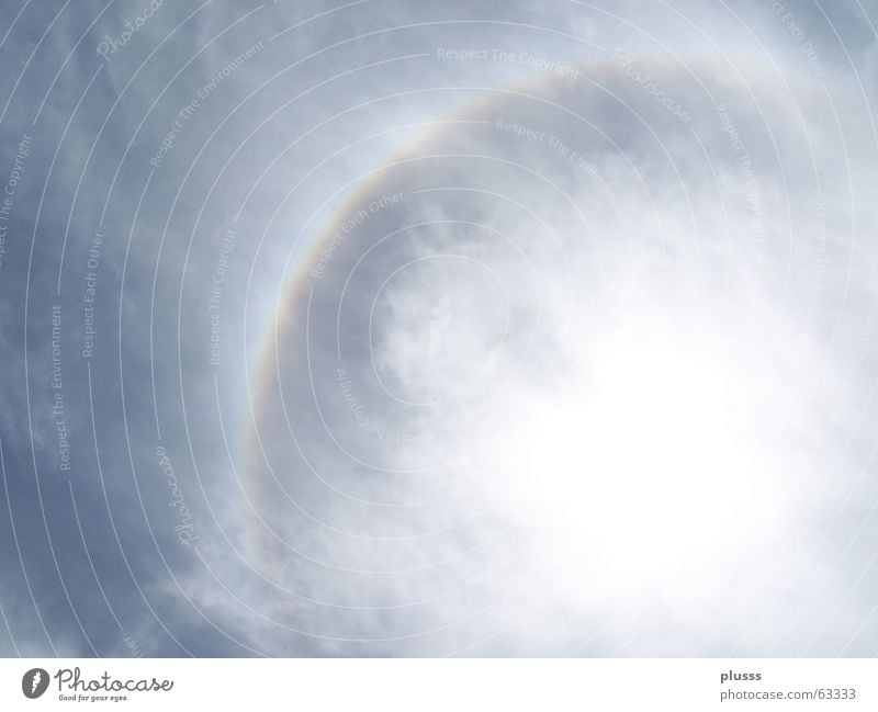 regenBOGEN Regenbogen himmelblau Licht rot grün gelb Horizont Himmel Lichtkreis Bogen heilig Wolken Tobago Beleuchtung blenden hell schimmern himmlisch