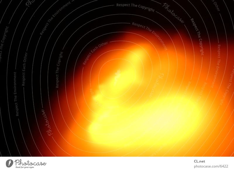 Lichtspiel 1 schwarz Lampe Stil Langzeitbelichtung orang