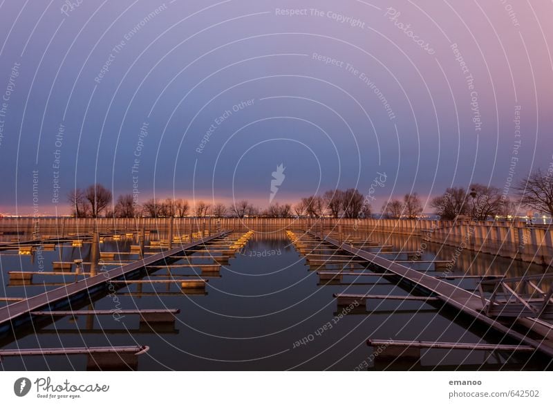 wo sind all die Boote hin Ferien & Urlaub & Reisen Tourismus Ausflug Kreuzfahrt Winter Umwelt Landschaft Wasser Himmel Wolken Klima Wetter Küste Seeufer Verkehr