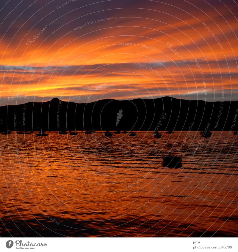 Akaroa harmonisch Wohlgefühl Sinnesorgane Erholung Ferien & Urlaub & Reisen Ausflug Ferne Sommerurlaub Landschaft Himmel Wolken Berge u. Gebirge Küste Meer