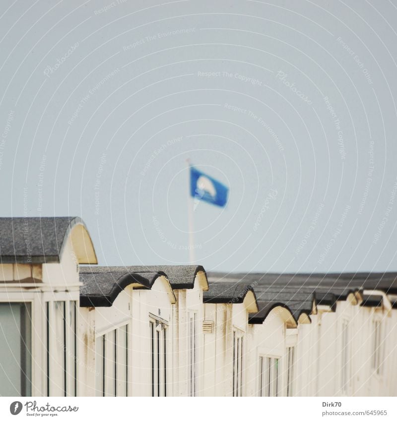 Badefreuden Ferien & Urlaub & Reisen Tourismus Sommerurlaub Strand Meer Schönes Wetter Küste Nordsee Skagerrak Dänemark Jütland Skandinavien Hütte Badehäuschen