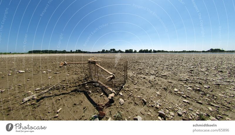 (rh)einkaufswagen Einkaufswagen Schrott Strandgut Schlamm alt endzeit.ende