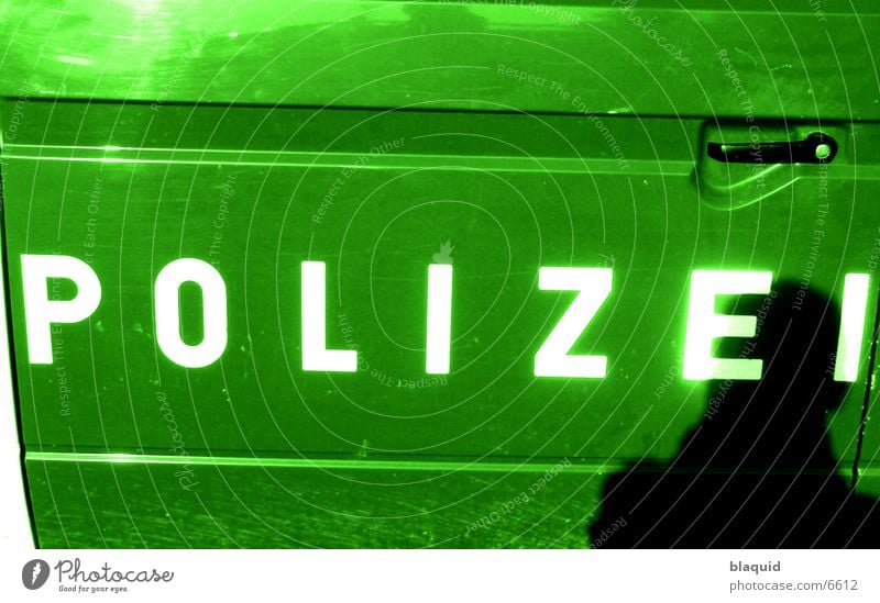 Polizei Fototechnik Schatten