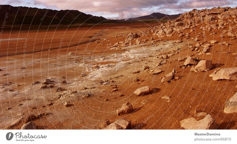 Twix Marslandschaft Geröll Gegend Wolken Raumfahrt Landschaft Stein Felsen karg Stimmung Weltall