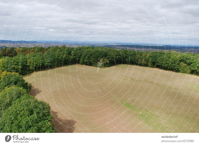 Wald und Flur....... Tourismus Ferne Sommer wandern Umwelt Natur Landschaft Wolken Horizont Schönes Wetter Baum Feld Unendlichkeit Idylle