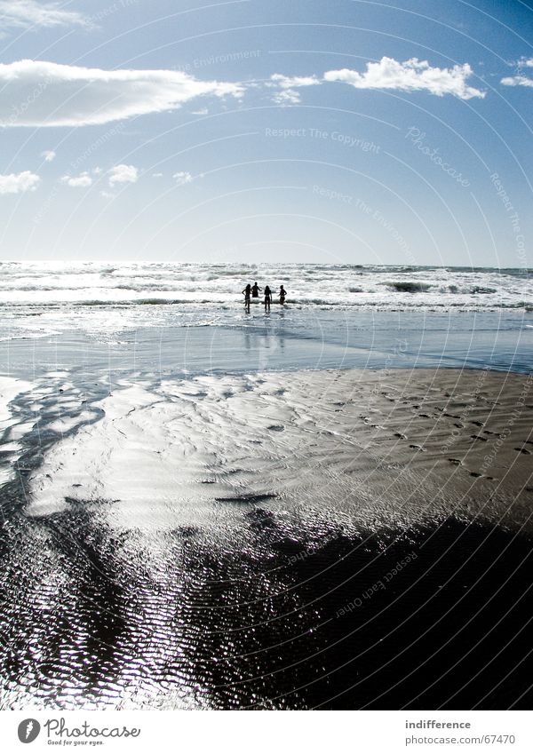 the call of the sea Mensch Strand Sommer Himmel Sand sky clouds tuscany