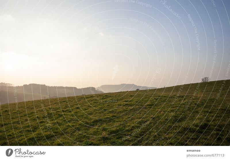 Horben Ferien & Urlaub & Reisen Tourismus Freiheit Berge u. Gebirge wandern Natur Landschaft Pflanze Himmel Horizont Klima Wetter Schönes Wetter Gras Garten