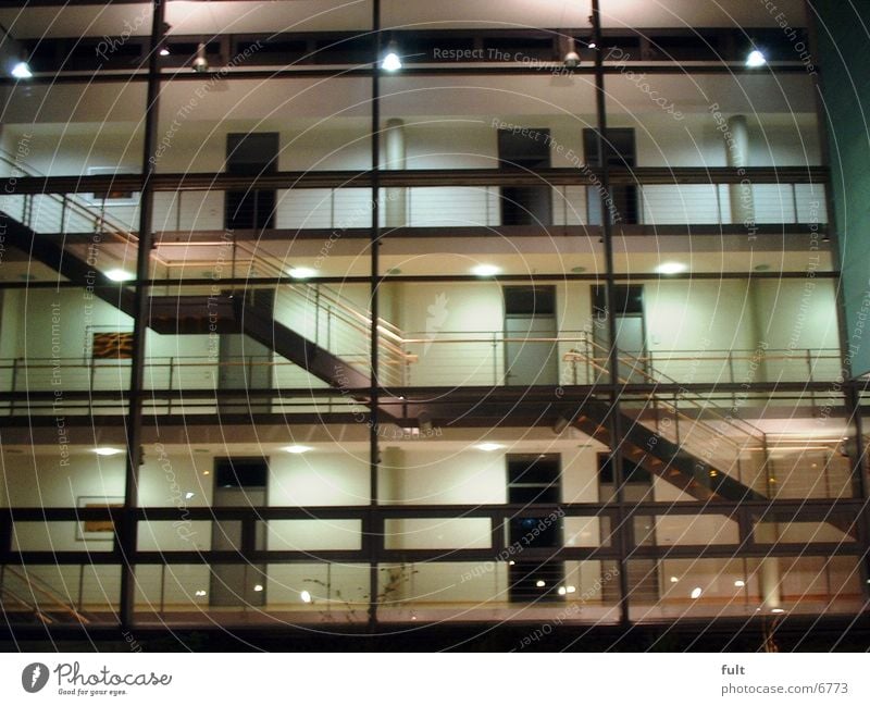 Fassade Architektur Treppe Glas Niveau