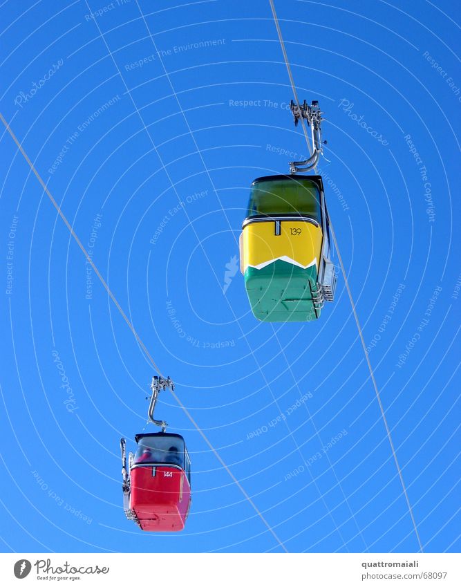 Gondelbahn Männlichen Gondellift Seilbahn Wintersport Schweiz Grindelwald maskulin blau drahtseilbahn ü-ei