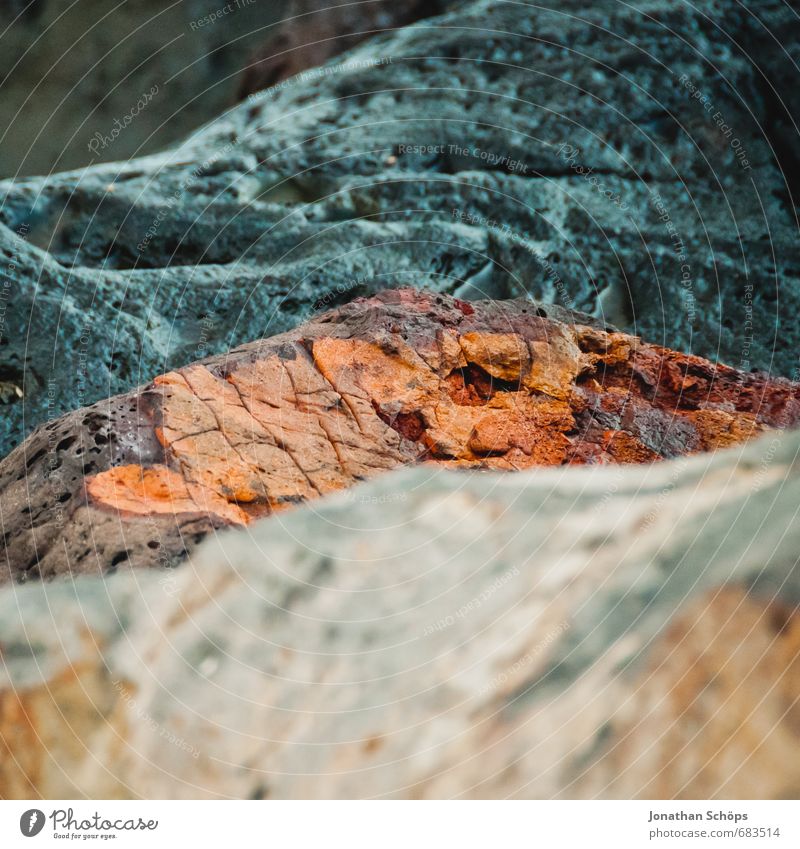 Buntstein Umwelt Natur Landschaft Urelemente Erde ästhetisch einzigartig Kreativität Surrealismus Teneriffa vulkanisch Vulkanstrand Vulkaninsel Stein Steingut