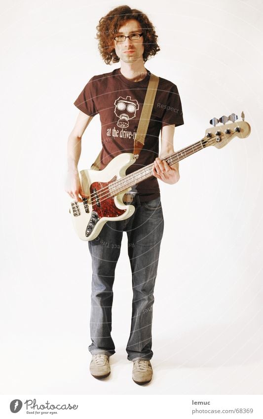 surge Rock 'n' Roll Popmusik Jazz bassist bassplayer Musiker Kontrabass at the drive-in Locken