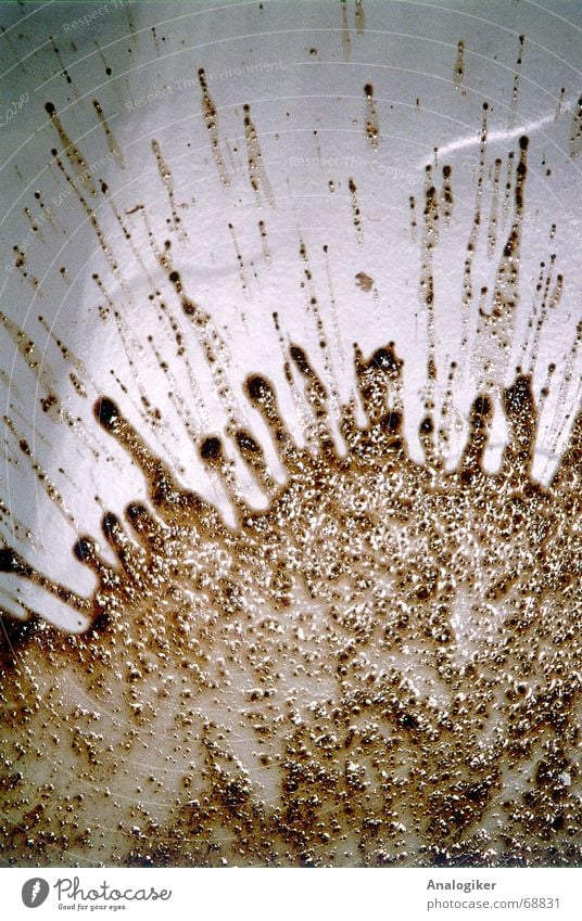 Kaffeefleck Dorf Schlamm fließen Muster Suppe Tanzfläche Fleck Bodenbelag fluid Fliesen u. Kacheln soup coffee float