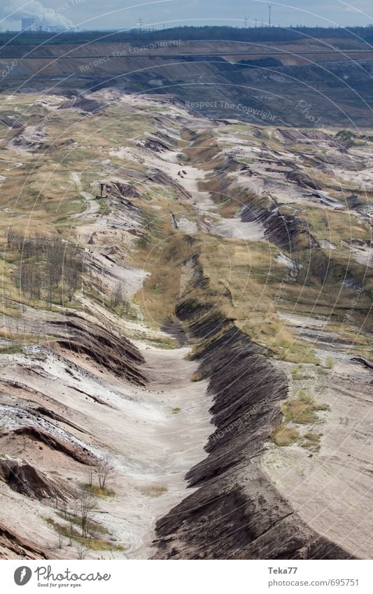 Garzweiler 2 Maschine Technik & Technologie Energiewirtschaft Kohlekraftwerk Energiekrise Umwelt Natur Landschaft Urelemente Erde Sand Klima Klimawandel Pflanze