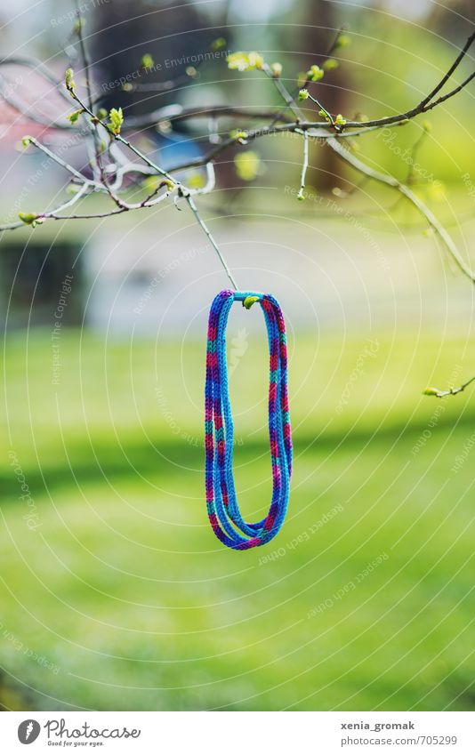 Strickkette Lifestyle schön Freizeit & Hobby Spielen Umwelt Natur Schönes Wetter Mode Bekleidung Accessoire Schmuck Schal hängen ästhetisch Fröhlichkeit