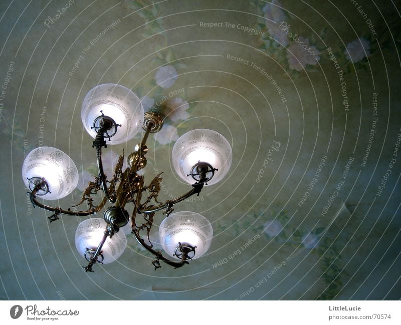 altmodisch Blume Lampe Wohnzimmer Kronleuchter Stuck Deckengemälde Barcelona Casa Milà - La Pedrera Jugendstil Licht Schlafzimmer Ranke beige rosa grün Spielen