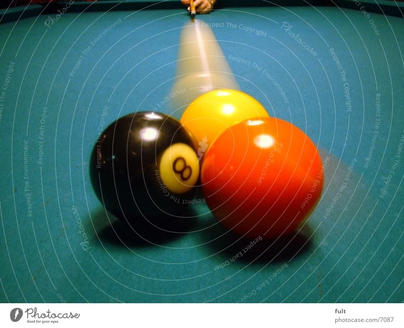 pool Poolbillard Schwimmbad Tisch Filz Stil Billard Kugel Bewegung