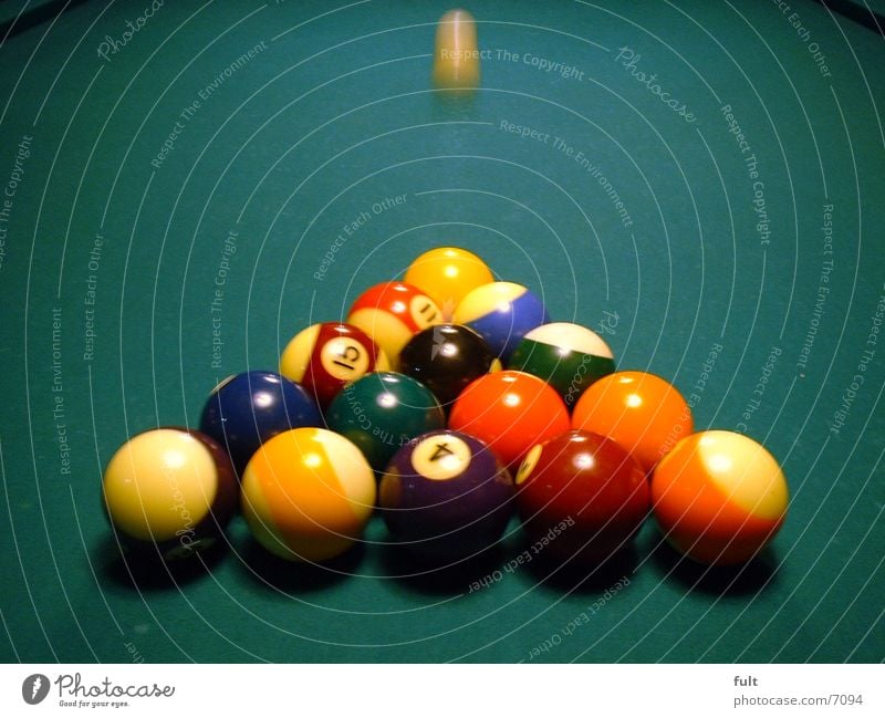 pool Poolbillard Schwimmbad Tisch Filz Stil Billard Kugel Bewegung