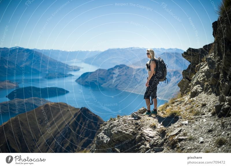 ins land nei schaun Freizeit & Hobby Ferien & Urlaub & Reisen Ausflug Abenteuer Ferne Expedition Berge u. Gebirge wandern feminin Junge Frau Jugendliche 1