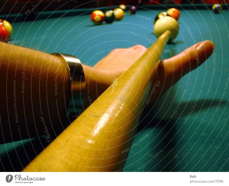 pool Poolbillard Schwimmbad Tisch Filz Stil Billard Kugel Bewegung