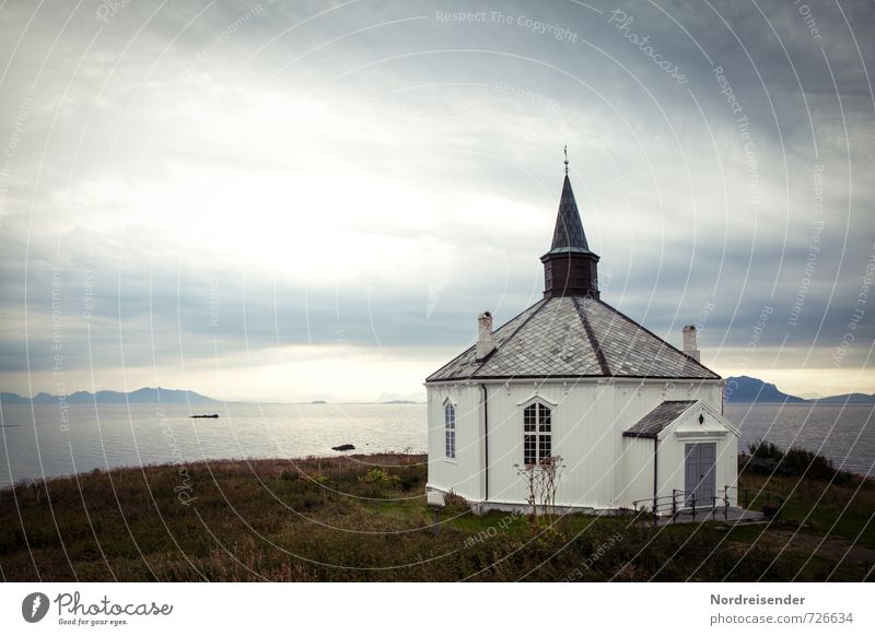 Lofoten Sinnesorgane Ferien & Urlaub & Reisen Tourismus Architektur Natur Landschaft Klima Küste Fjord Meer Fischerdorf Kirche Wege & Pfade Geborgenheit