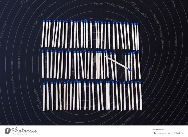 aus der Reihe Sammlung Streichholz Holz Zeichen Linie Streifen außergewöhnlich frech frei einzigartig rebellisch Genauigkeit Zufriedenheit gleich Idee Identität