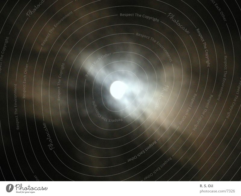 Mondschein Himmelskörper & Weltall Licht Wolken Nacht dunkel Natur