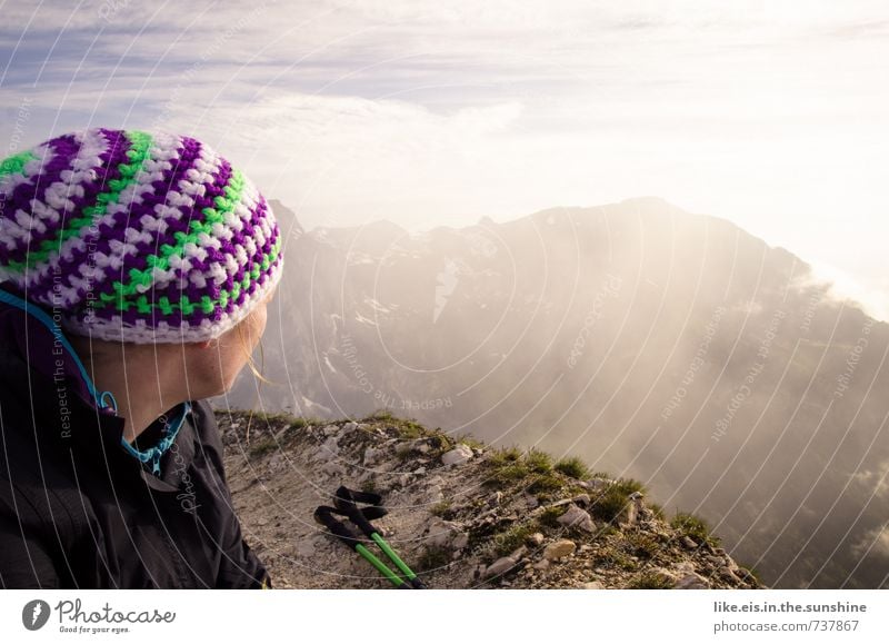 wandern putzt die seele... Leben harmonisch Zufriedenheit Sinnesorgane Freizeit & Hobby Ausflug Abenteuer Ferne Freiheit Berge u. Gebirge feminin androgyn