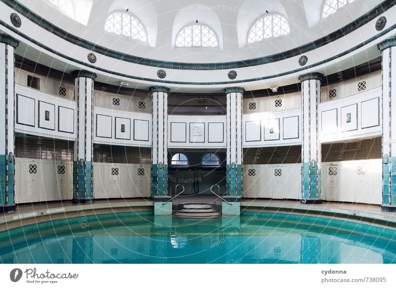 HALLE/S TOUR | Baden mit Stil elegant schön Gesundheit Wellness Wohlgefühl Erholung ruhig Kur Spa Schwimmen & Baden Gebäude Architektur Denkmal Senior Design