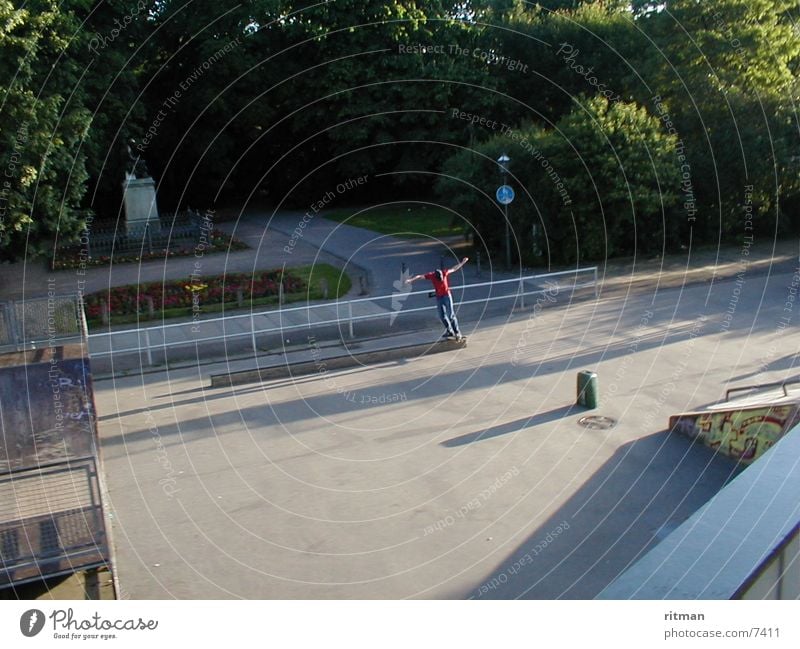 Skater Park Aktion Sport Skateboarding