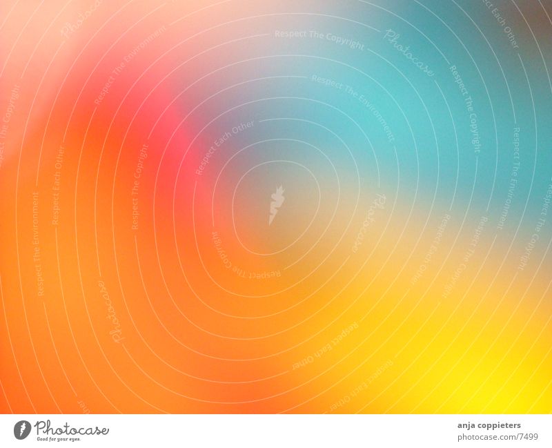 Psychedelic... Regenbogen gelb rot Makroaufnahme Nahaufnahme Farbe blau orange