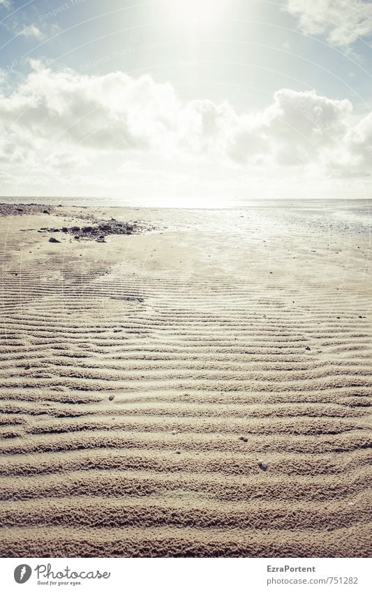 SunDay Ferien & Urlaub & Reisen Tourismus Ausflug Freiheit Sommer Sommerurlaub Sonne Sonnenbad Strand Meer Umwelt Natur Landschaft Sand Himmel Wolken Horizont