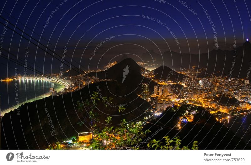 Rio de Janeiro 14 Landschaft Horizont Seeufer Bucht Brasilien Amerika Südamerika Stadt Sehenswürdigkeit schön Stimmung ruhig Copacabana Stadtteil Botafogo