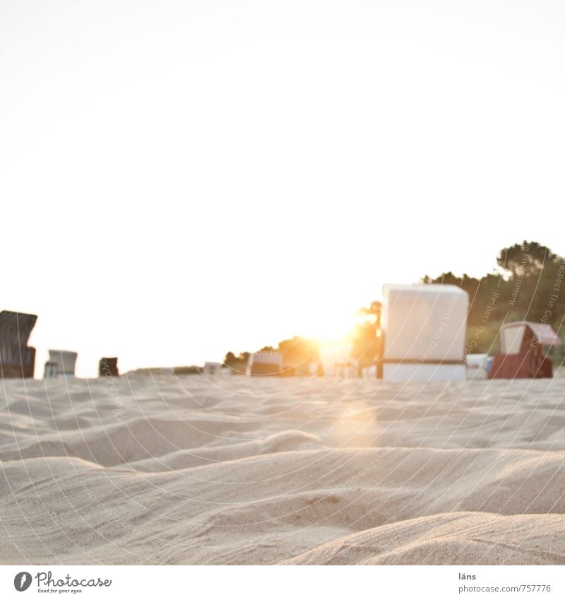 Sonnenuntergangsplatz Ferien & Urlaub & Reisen Tourismus Ausflug Freiheit Sommer Sommerurlaub Strand Insel Sand Himmel Sonnenlicht Schönes Wetter Küste Meer