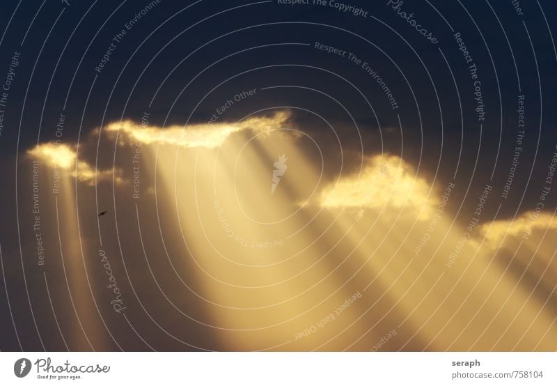 Himmelstor Wolken liberty Lichterscheinung Kumulus Lichtstrahl Lichtschweif Streiflicht Sonne Sonnenstrahlen Sonnenlicht Wolkenbild Wolkenhimmel Glaube