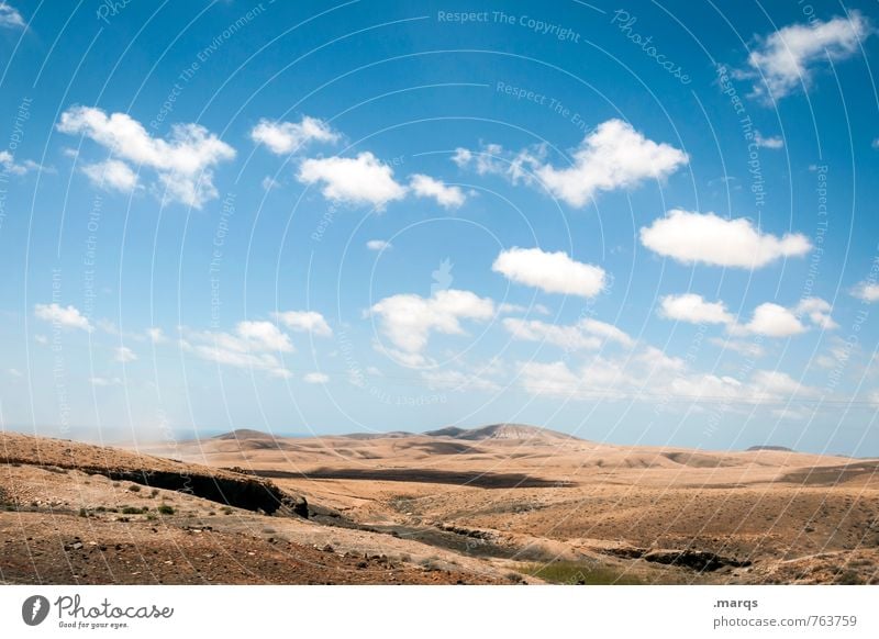 Trocken Ferien & Urlaub & Reisen Ausflug Abenteuer Ferne Freiheit Umwelt Landschaft Himmel Wolken Horizont Sommer Schönes Wetter Dürre Hügel heiß trocken